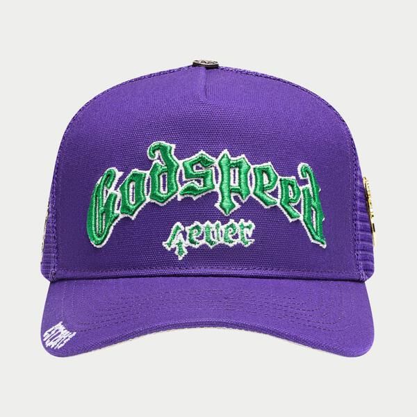 Godspeed Forever Trucker Hat 'Purple/Green'