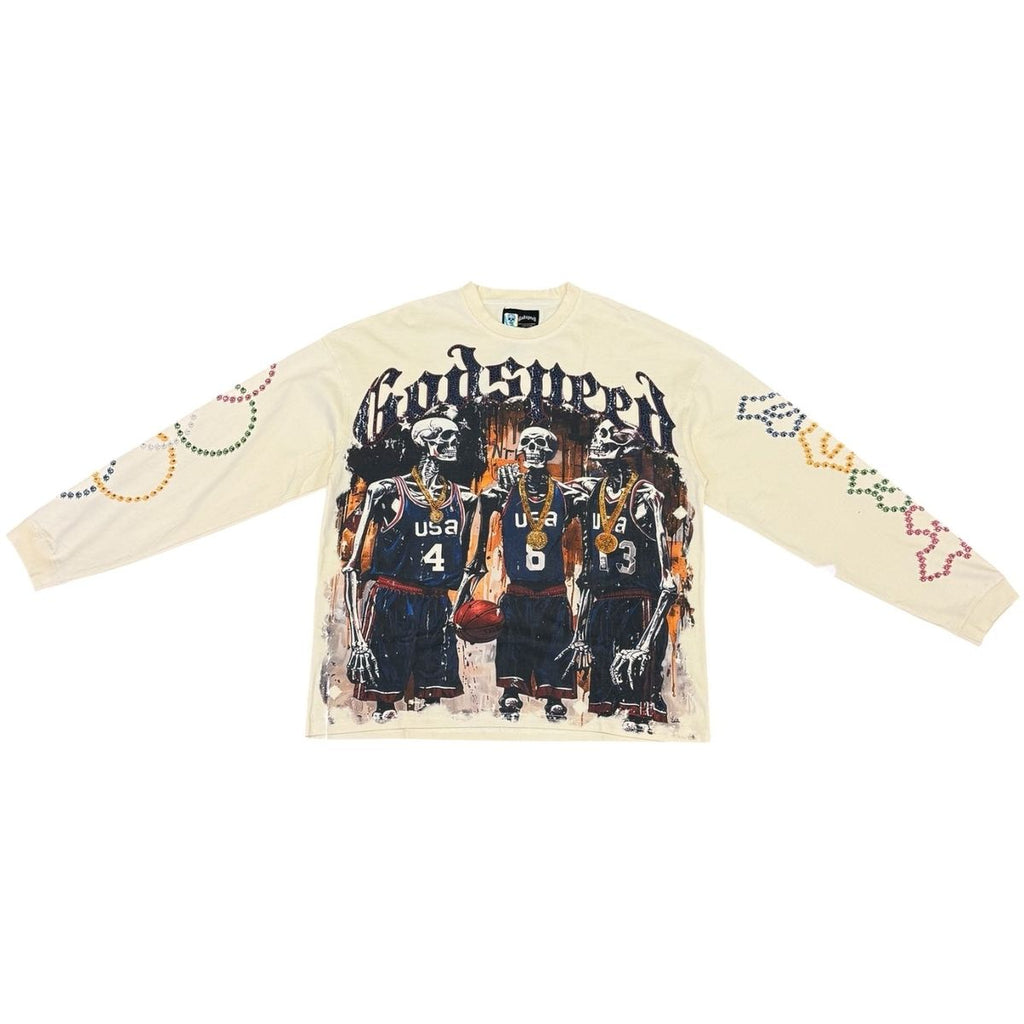 Godspeed DreamTeam 24 Long-Sleeve VVS T-Shirt 'Bone'