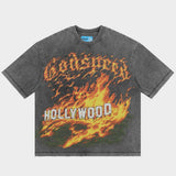 Godspeed Hollywood Inferno II NG T-shirt Washed Grey