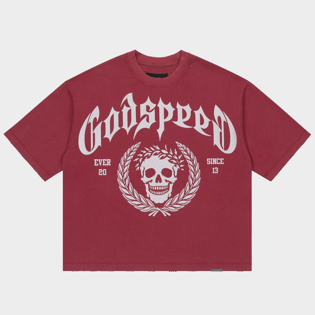Godspeed Victor Crest T-shirt Red