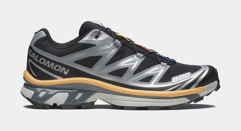 Salomon XT-6 Black Footwear Silver Warm Apricot