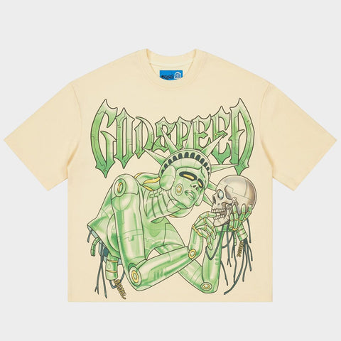 Godspeed Freedoms Protocol Tee Bone