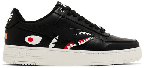 A Bathing Ape Bape Sta Low Shark Pack Black