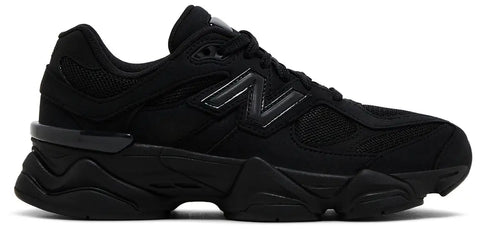 New Balance 9060 Black Cat Triple Black Grade School