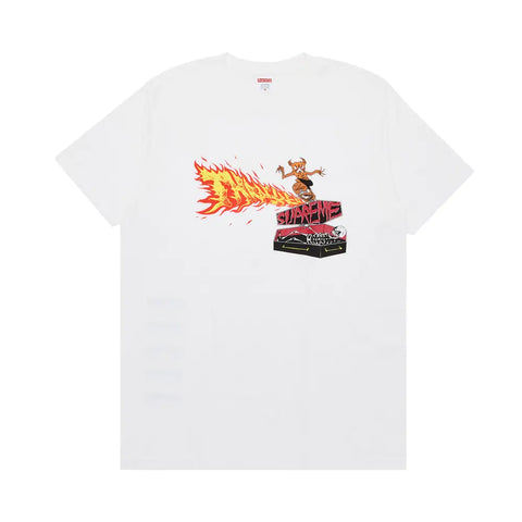 Supreme Thrasher Back Tail Tee White