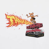 Supreme Thrasher Back Tail Tee White