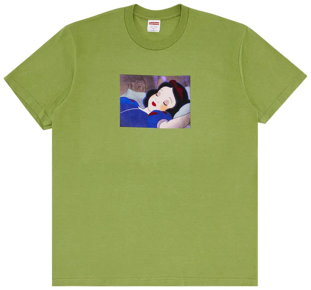 Supreme Snow White Tee Moss