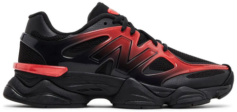 New Balance 9060 X Black Red Gradient