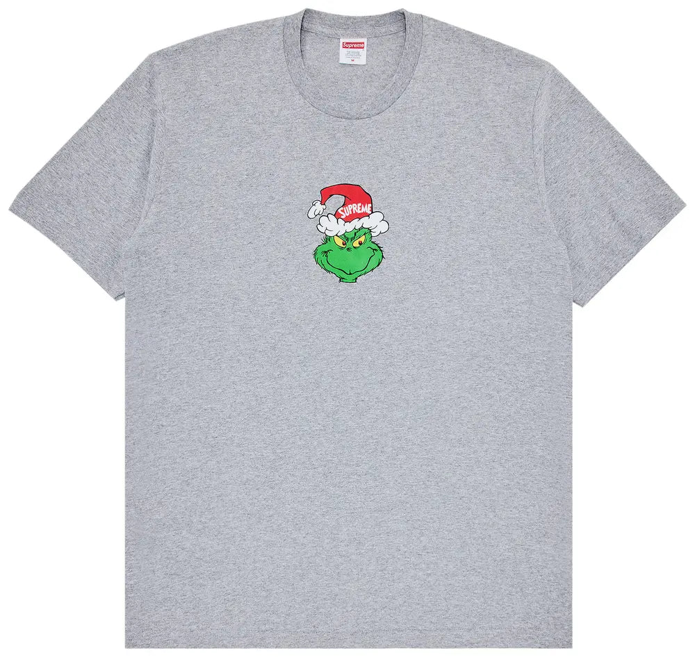 Supreme Grinch Tee Heather Grey