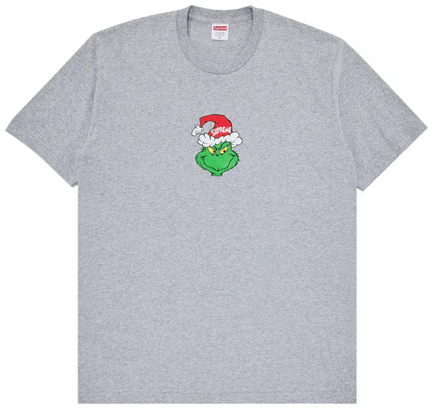 Supreme Grinch Tee Heather Grey