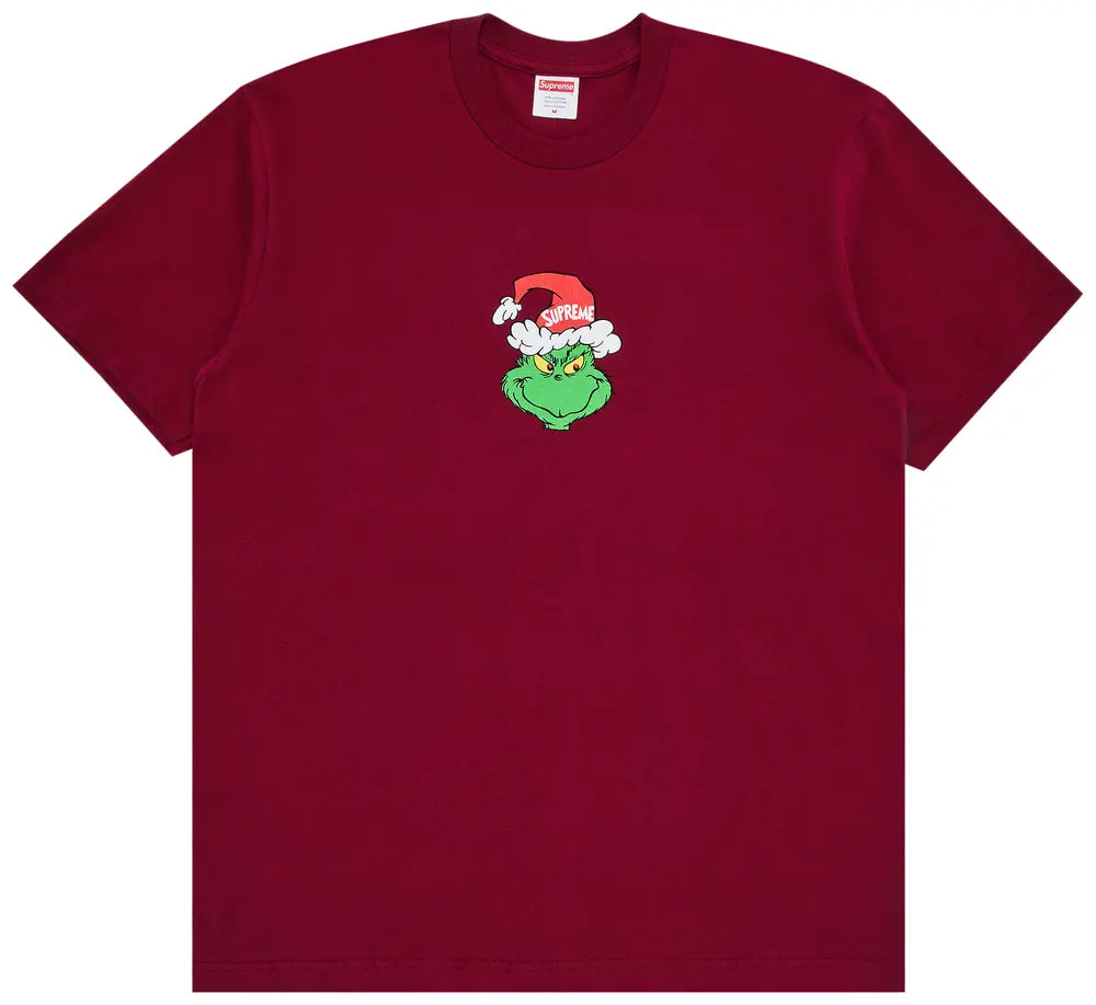 Supreme Grinch Tee Cardinal
