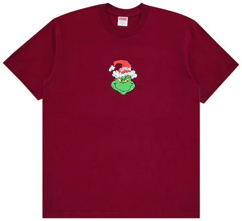 Supreme Grinch Tee Cardinal