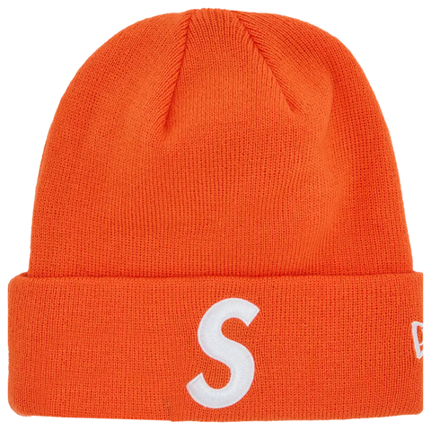 Supreme New Era S Logo Beanie (FW24) Orange