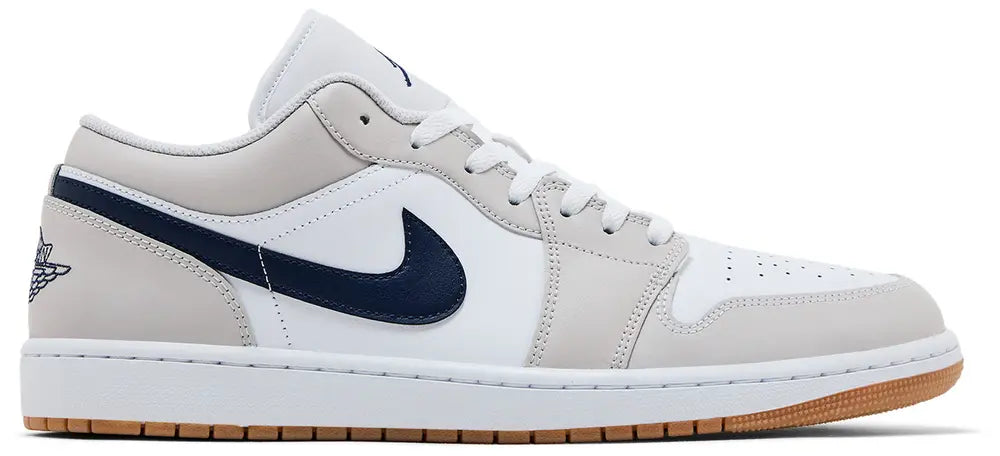 Jordan 1 Low Midnight Navy Neutral Grey Men's