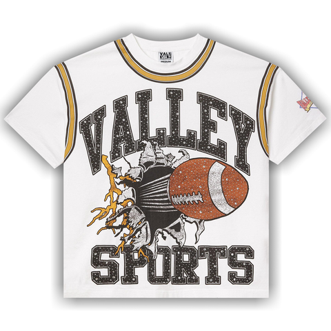 Vale Forever Classic Bling Tee 'White/Brown' - Primary Image