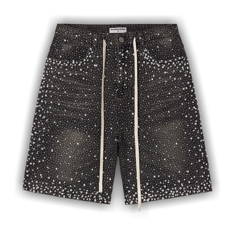 Vale Forever Rainstorm Jorts 'Black' - Primary Image