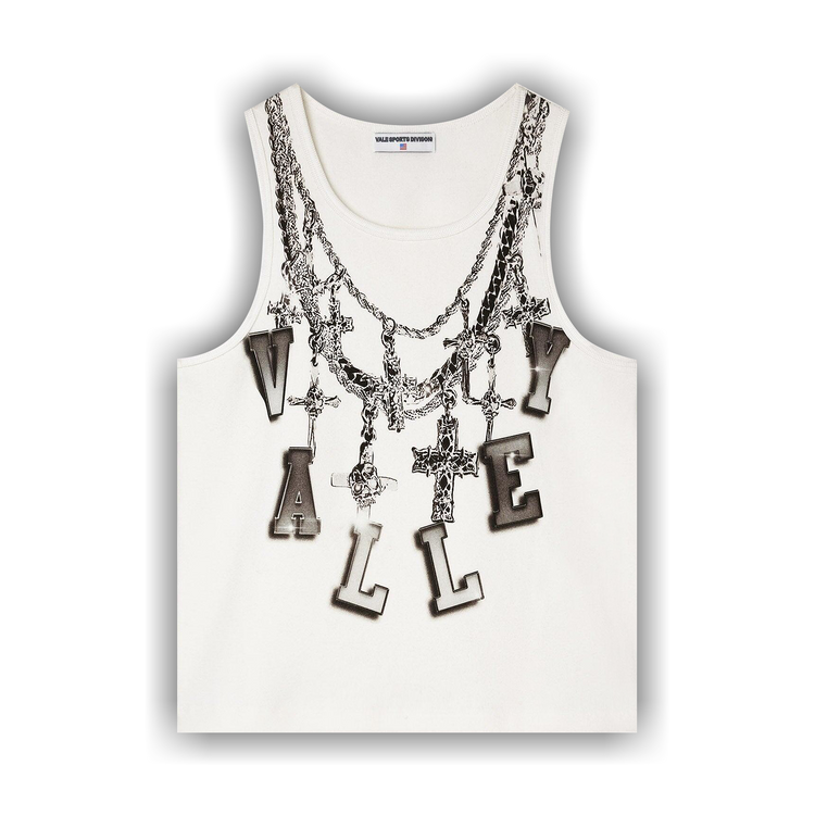 Vale Forever Chain Tank 'White' - Primary Image