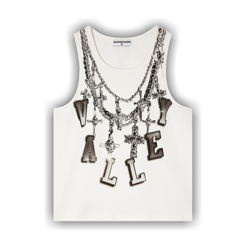 Vale Forever Chain Tank 'White' - Primary Image