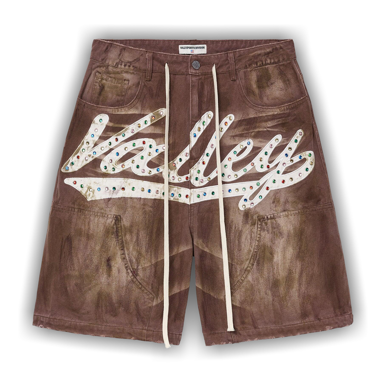 Vale Forever M&M Jorts 'Dirt Brown' - Primary Image