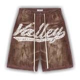Vale Forever M&M Jorts 'Dirt Brown' - Primary Image