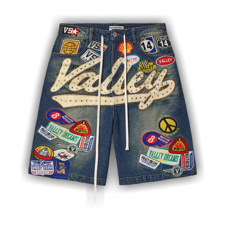Vale Forever 1980s Jorts 'Mid/Wash' - Primary Image