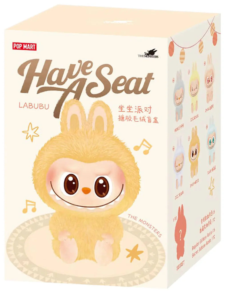 Pop Mart Labubu The Monsters Have a Seat Vinyl Plush Single Blind Box