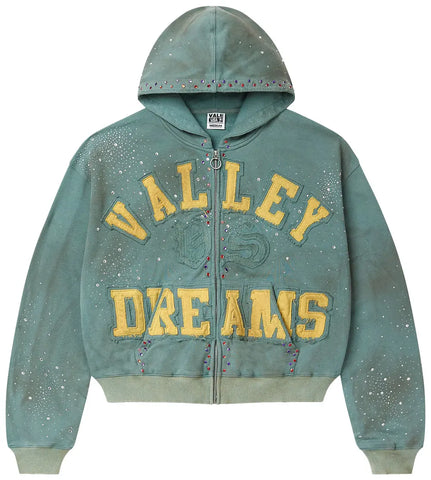 Vale Forever Bank Zip Up Dark Mint