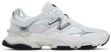 New Balance 9060 White Black Metallic Silver