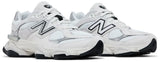 New Balance 9060 White Black Metallic Silver