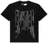 Sp5der Diffused Collegiate Tee Black Men's
