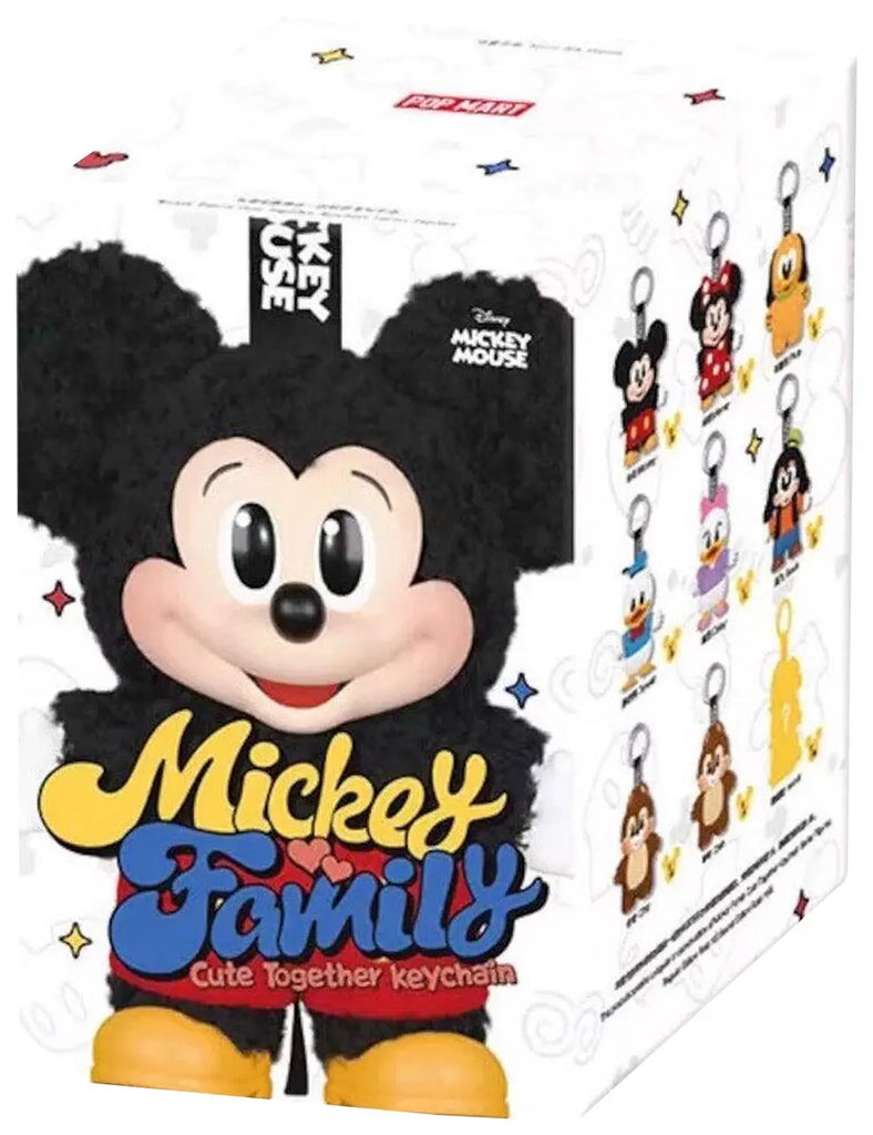 Pop Mart Disney Mickey Family Together Series Plush Keychain Single Blind Box