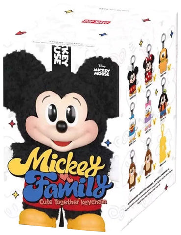 Pop Mart Disney Mickey Family Together Series Plush Keychain Single Blind Box