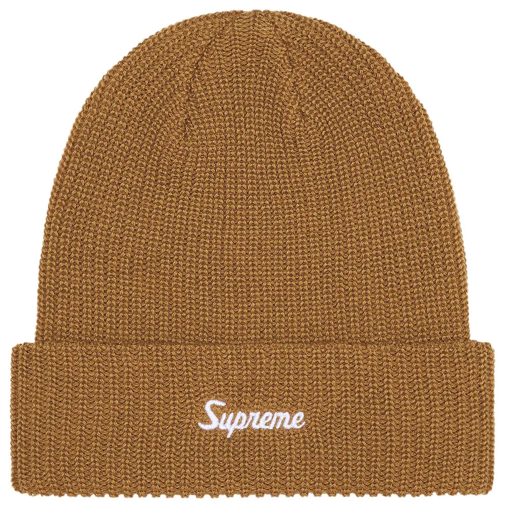 Supreme Loose Gauge Beanie (FW25) Tan
