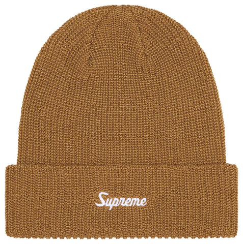 Supreme Loose Gauge Beanie (FW25) Tan