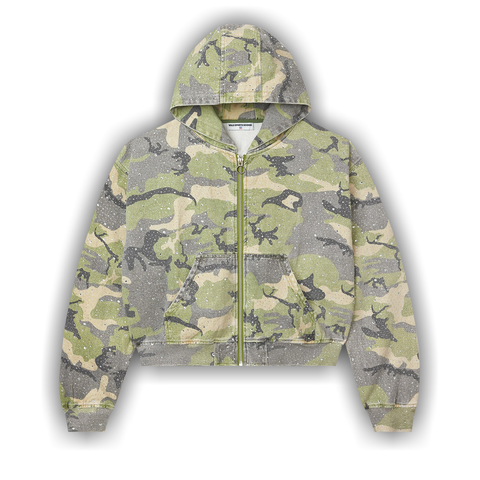 Vale Forever Crystal Camo Work Jacket 'Green/Camo'