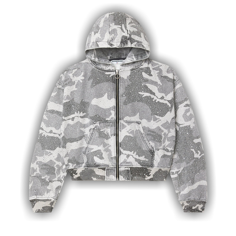 Vale Forever Winter Crystal Camo Work Jacket 'Washed/White/Camo'
