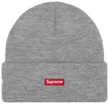 Supreme New Era Tribal S Logo Beanie Heather Grey