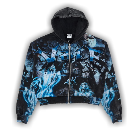 Vale Forever Casper Zip Up Hoodie 'Black'