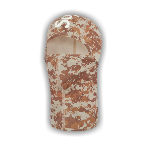Supreme Heat Reactive Digi Camo Balaclava Brown - Primary Image