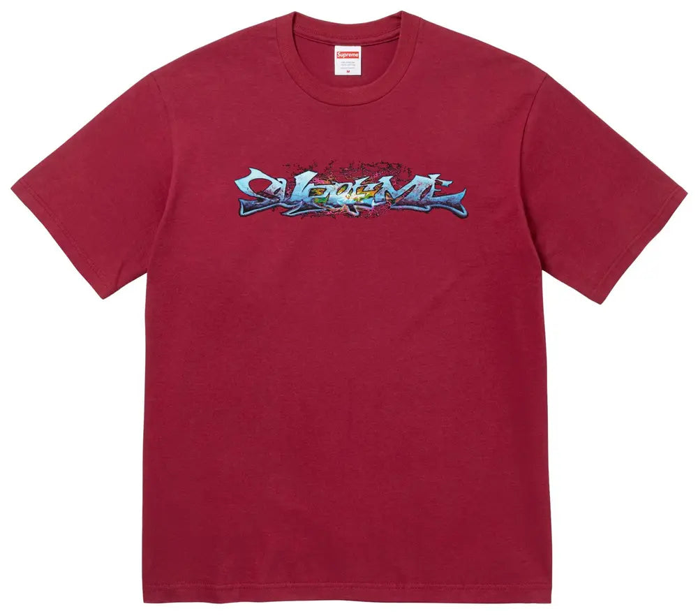 Supreme Tag Tee Cardinal