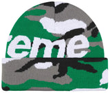 Supreme Camo Big Logo Beanie Green Camo