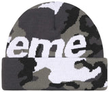 Supreme Camo Big Logo Beanie Snow Camo