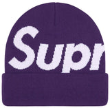 Supreme Big Logo Beanie (FW25) Purple