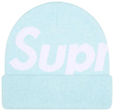 Supreme Big Logo Beanie (FW25) Light Blue