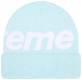 Supreme Big Logo Beanie (FW25) Light Blue