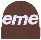 Supreme Big Logo Beanie (FW25) Brown