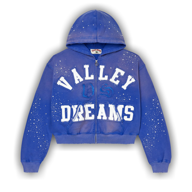 Vale Forever Classico Zip Up Hoodie 'Sapphire'