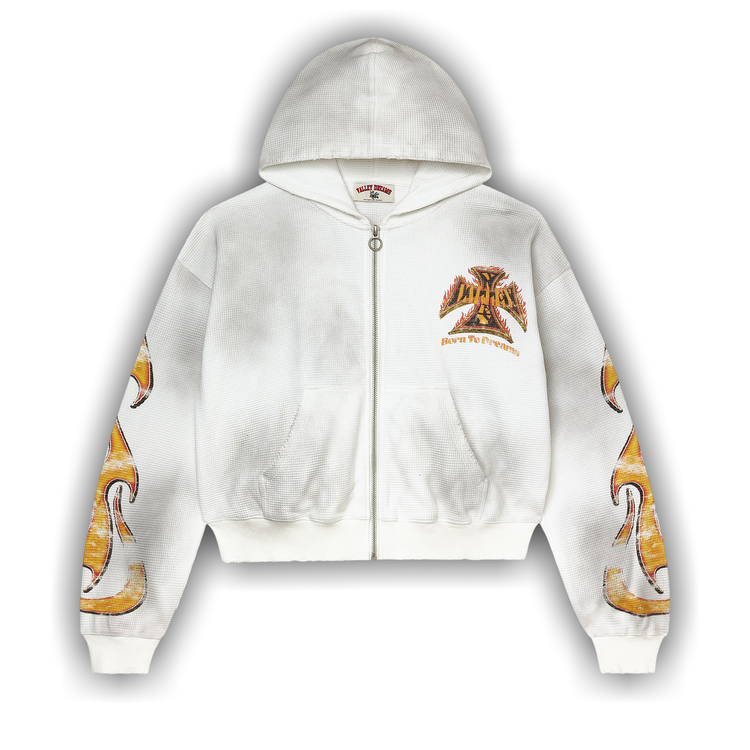Vale Forever Reborn Waffle Zip Up 'White'