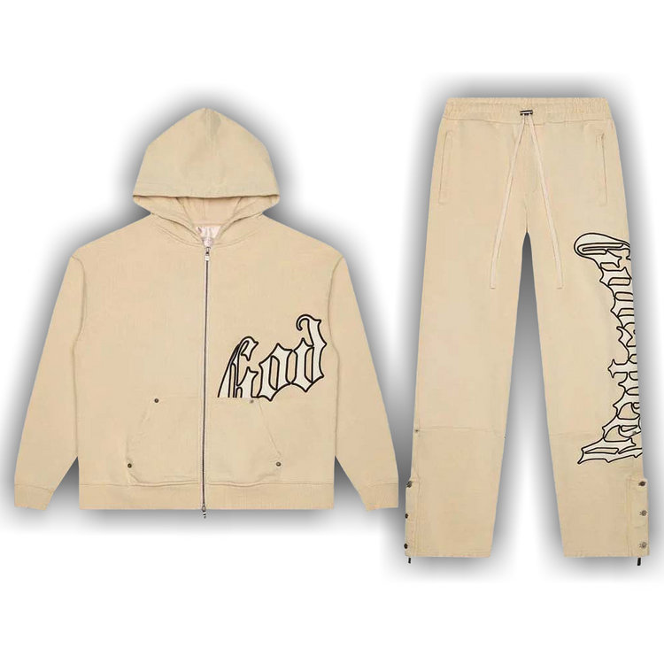 Godspeed OG Logo Sweatsuit V2 'Creme/Bone'