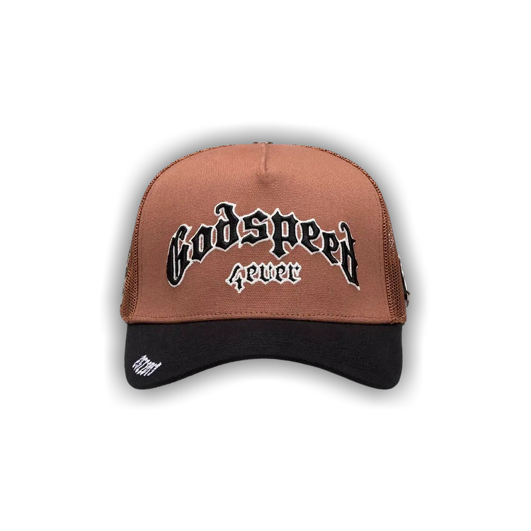 Godspeed Forever Trucker Hat 'Brown'